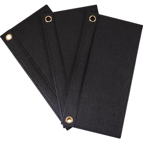 3pcs black purse felt - 3pcs,